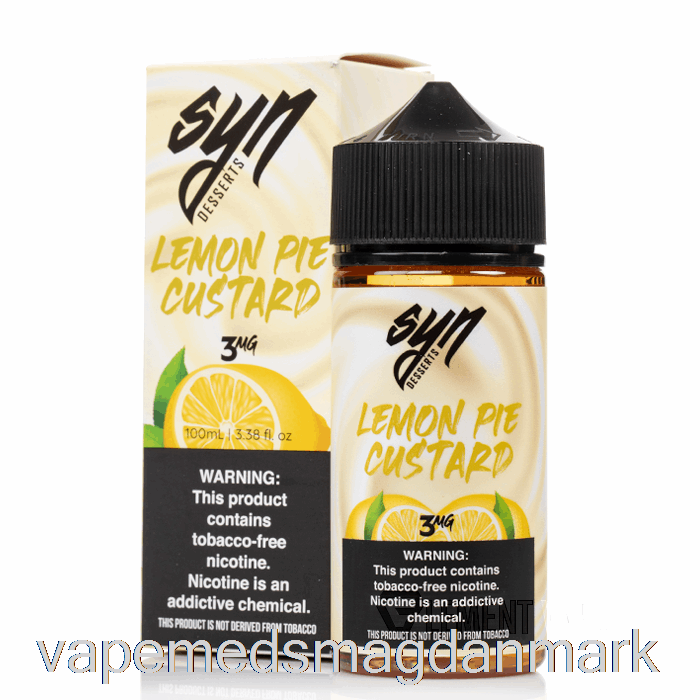 Engangs Vape Danmark Citrontærte Cremecreme - Syn Væske - 100ml 6mg